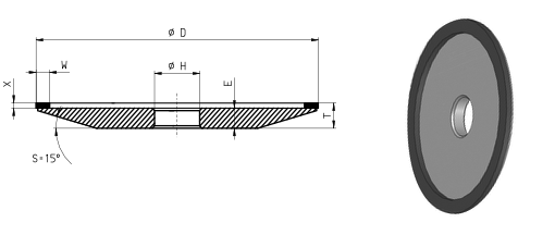 4A2 Face Grinding Wheel